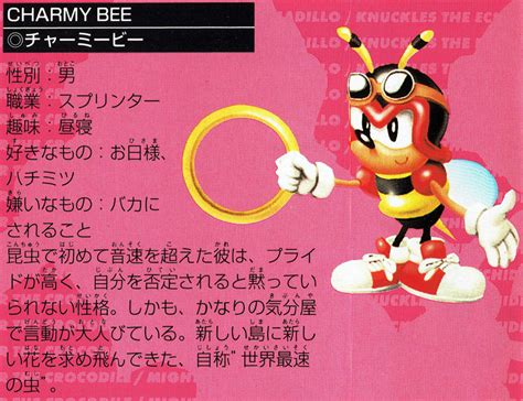 charmy bee wiki|charmy bee gender.